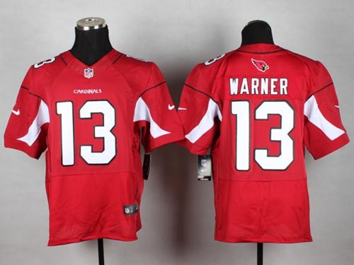 Nike Cardinals #13 Kurt Warner Red Team Color Men's Stitched NFL Vapor Untouchable Elite Jersey - Click Image to Close